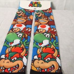 Sock Sz 10-13/ Shoe Sz 8-12 Super Mario Crew Socks